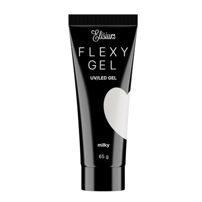 ELISIUM FLEXY GEL AKRYLO ŻEL AKRYLOŻEL BUDUJĄCY MLECZNY MILKY 65 g