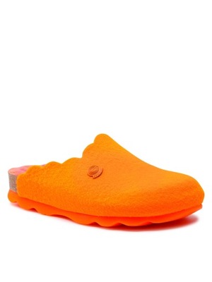 GENUINS Kapcie Candy G104659 Fawx Sheepskin Orange