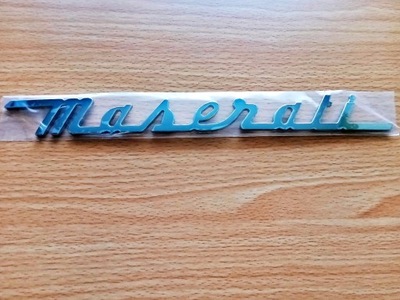 MASERATI GHIBLI QUATTROPORTE V VI EMBLEMA INSCRIPCIÓN CROMO  