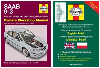 SAAB 9-3 (2002-2007) 93 instrukcja napraw Haynes +GRATIS 24h