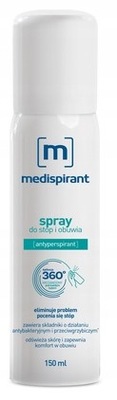 MEDISPIRANT Spray do stóp i obuwia ANTYPERSPIRANT 150 ml