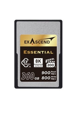 Karta pamięci Exascend Essential CFexpress A 360GB 900/800 MB/s VPG200