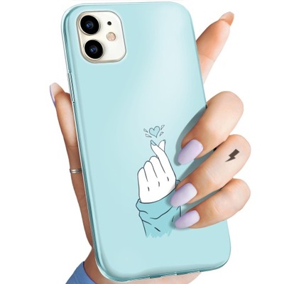 ETUI DO IPHONE 11 WZORY NIEBIESKIE BLUE BLAU OBUDOWA POKROWIEC CASE