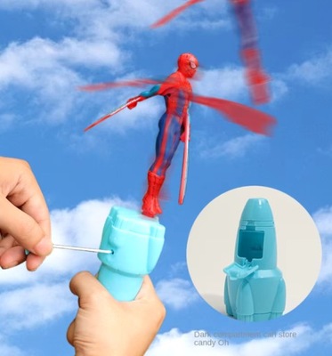 ZABAWKA WYRZUTNIA FIGURKA LATAJĄCY SPIDERMAN