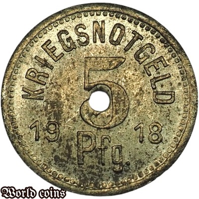 5 PFENNIG 1918 - NOTGELD APOLDA