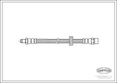 CORTECO 19026527 CABLE DE FRENADO ELÁSTICO  