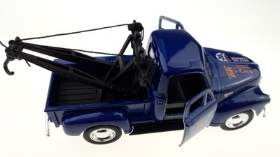 Chevrolet Tow Truck 1953 Granatowy Metalowy 1:34