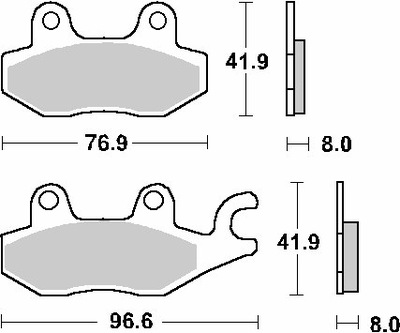 SBS BRAKEPADS CERAMIC