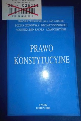 Prawo konstytucyjne - Witkowski