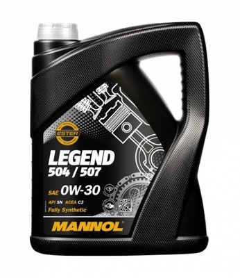 MANNOL 7730 LEGEND 0W - 30 504/507 ALYVA SYNTETYCZNY 5L 