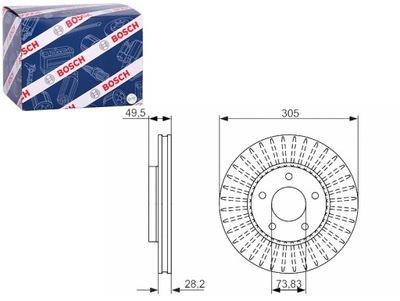 DISCOS DE FRENADO 2 PIEZAS PARTE DELANTERA JAGUAR S-TYPE II XF I XF SPORTBRAKE XJ  