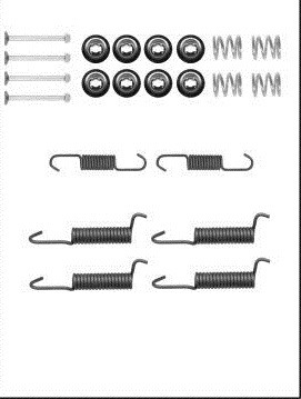 RESORTES PARA ZAPATAS DE FRENADO MITSUBISHI PAJERO  