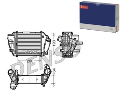 Denso интеркулер ra8010211 96708 фото №1