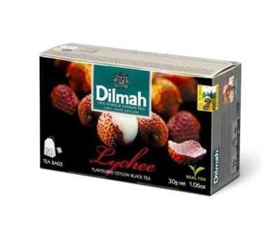 Herbata Dilmah Liczi 20x1,5g Saszetki
