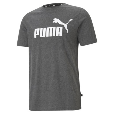T-shirt koszulka Puma Ess Heather Tee r. L grafit malanż