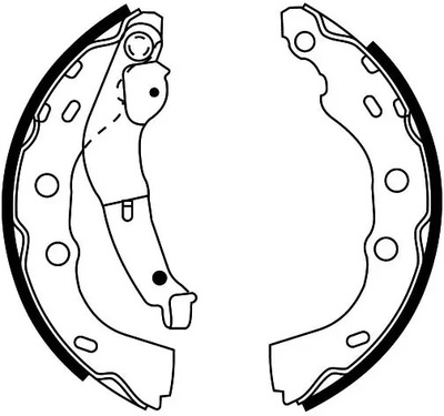 ABE BRAKE SHOES BRAKE 01071  