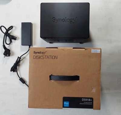 Serwer plików Synology DS918+ 4 kieszenie na dyski