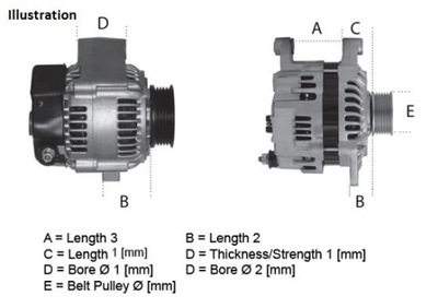 ГЕНЕРАТОР 12V LUCAS LRA00933R 7700749226