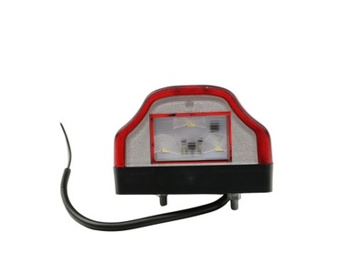 FARO TABLAS REJESTR FIAT DUCATO 06>/ 14> TRUCK DIODO LUMINOSO LED ROJO CON POSTOJOWKA  