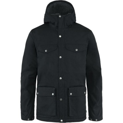 Kurtka Fjallraven Greenland Winter Jacket M, męska czarna 87122-550 L