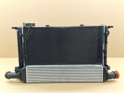 Комплект радіатор вентилятори audi q3 8u 2011-2018 фото №1