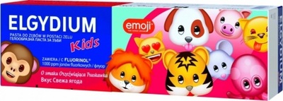 Elgydium Emoji Kids pasta do zębów dla dzieci 3-6 lat truskawka 50 ml