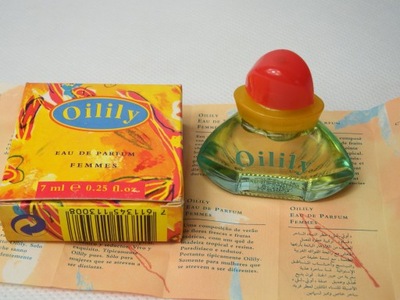STARA KOLEKCJONERSKA MINIATURA OILILY FEMMES 7ML