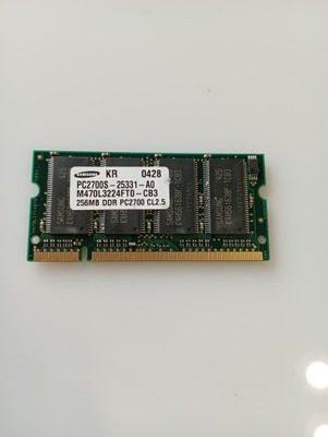 RAM Samsung M470L3224FT0-CB3 PC2700S DDR 256MB 333Mhz