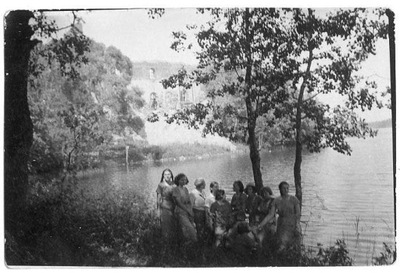 fotografia obóz harcerski Troki 1935