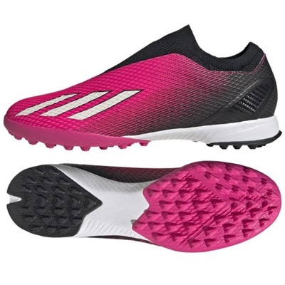 Różowe Syntetyk Buty Sport Turfy Adidas r.42