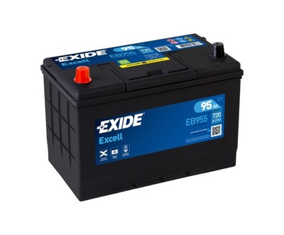 АКУМУЛЯТОР EXIDE EXCELL 12V 95AH 720A L+ EB955