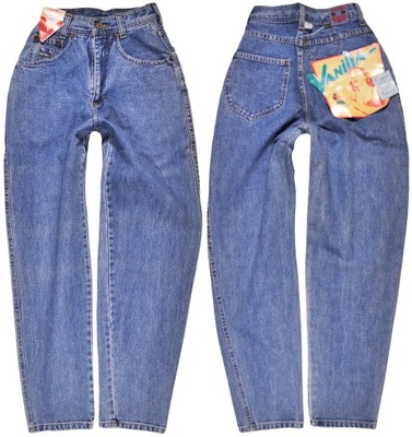 VANILIA spodnie SLIM blue jeans MILLI _ S