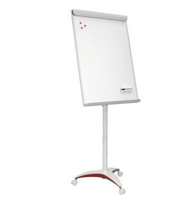 Flipchart 2X3 Office Pro Red mobilny