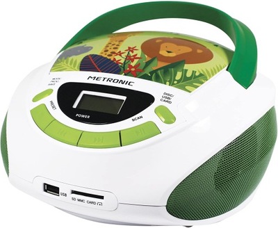 Radio METRONIC 477144 Jungle USB SD USZKODZONE