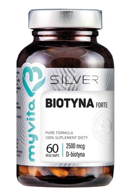 MyVita Silver Biotyna Forte 60 kapsułek