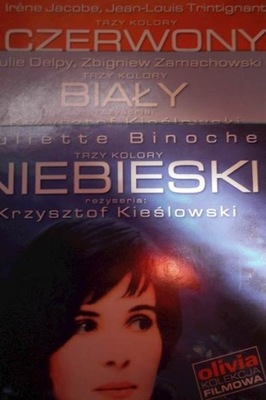 trzy kolory : niebieski/bialy / czerwony