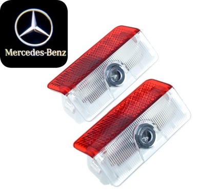 MERCEDES GASOLINA DIODO LUMINOSO LED LOGOTIPO PROYECTOR W169 W245 X204 GL  