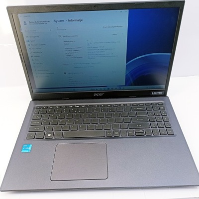 Laptop Acer Extensa EX215-54 15,6 " Intel Core i3 8 GB / 256 GB czarny