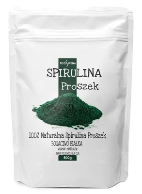 SPIRULINA 500g proszek, naturalna, algi / BIOSWENA