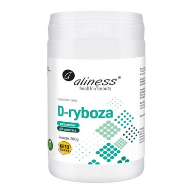 D-RYBOZA KETO CUKIER Ribose proszek 200g ALINESS