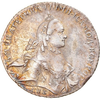 Moneta, Russia, Catherine II, Rouble, 1764, Saint-