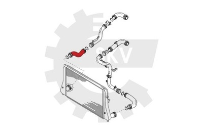 LAIDAS TURBINOS AUDI SEAT VW TFSI TSI 1K0145832J 