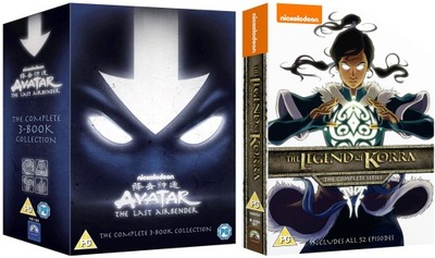 . Awatar Legenda Aanga + Legenda Korry Avatar The Legend of Aang Korra DVD