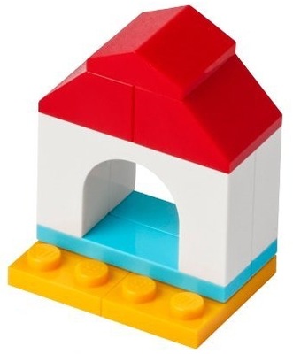 LEGO buda dla psa zwierzęta domek 9 el. 41740 3021 3039 3300 41758 ZS666