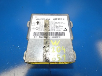 Mercedes c klasa w204 модуль подушек air bag фото №1