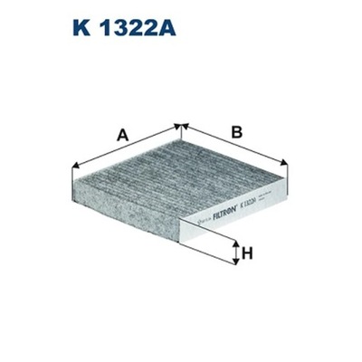 FILTR, VĖDINIMAS VIETOS PASAZERSKIEJ FILTRON K 1322A 