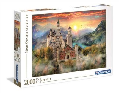 Puzzle 2000 elementów Neuschwanstein 32559 Clementoni