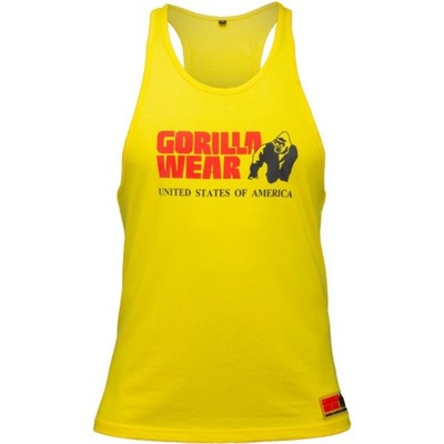 GORILLA WEAR TANK TOP KOSZULKA CLASSIC YELLOW r. M