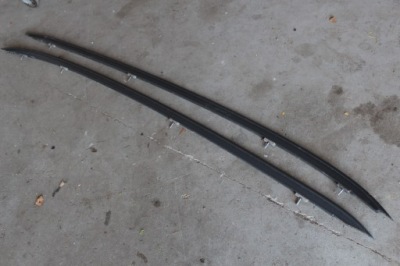 Opel astra j iv kombi рейлинги кровельные чёрный mat фото №1