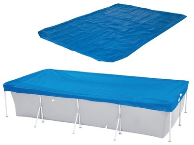CRIVIT POKRYWA BASENOWA BASEN PROSTOKĄT 228x159 CM PLANDEKA NIEBIESKI